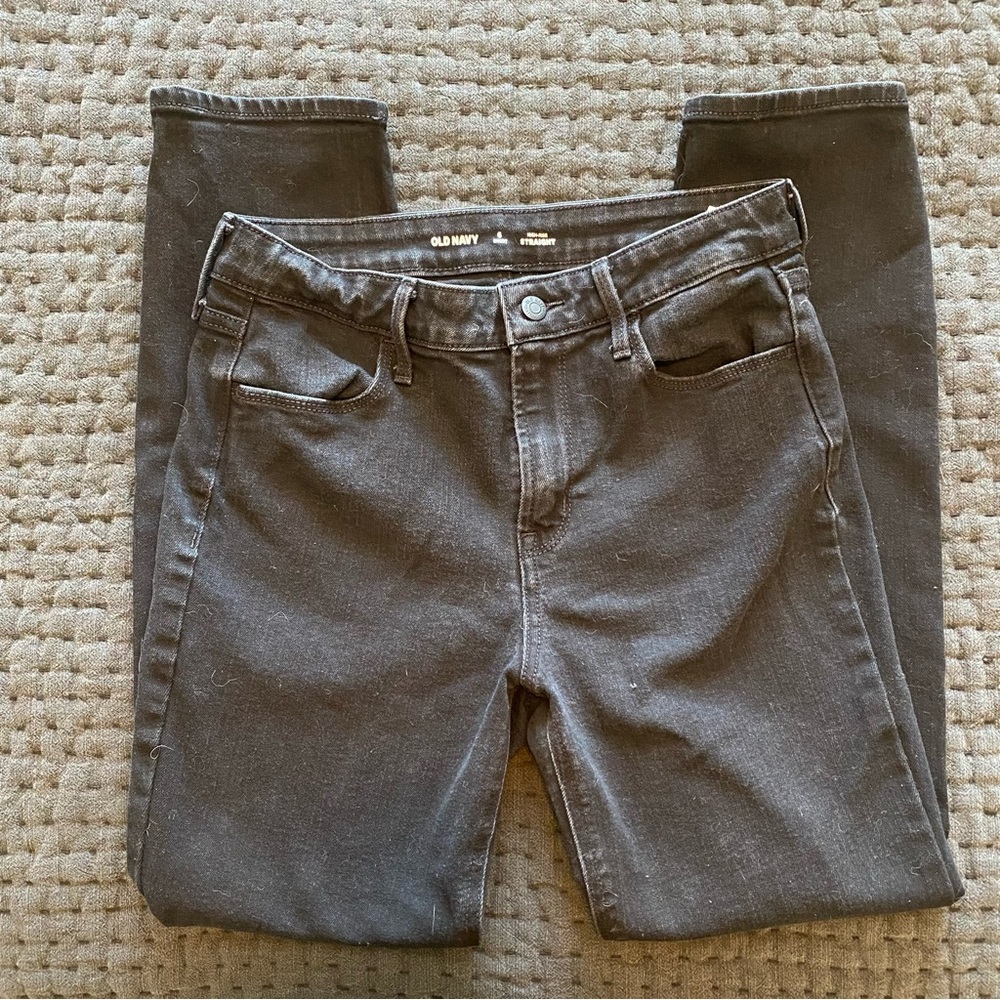 Old Navy Size 6 Short High Rise Straight Jeans